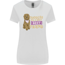Doodles Girls Best Friend Goldendoodle Dog Womens Wider Cut T-Shirt White