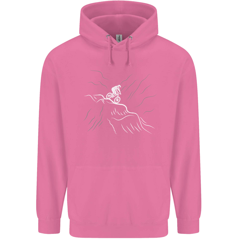 Downhill Mountain Biking Cycling Bike MTB Childrens Kids Hoodie Azalea