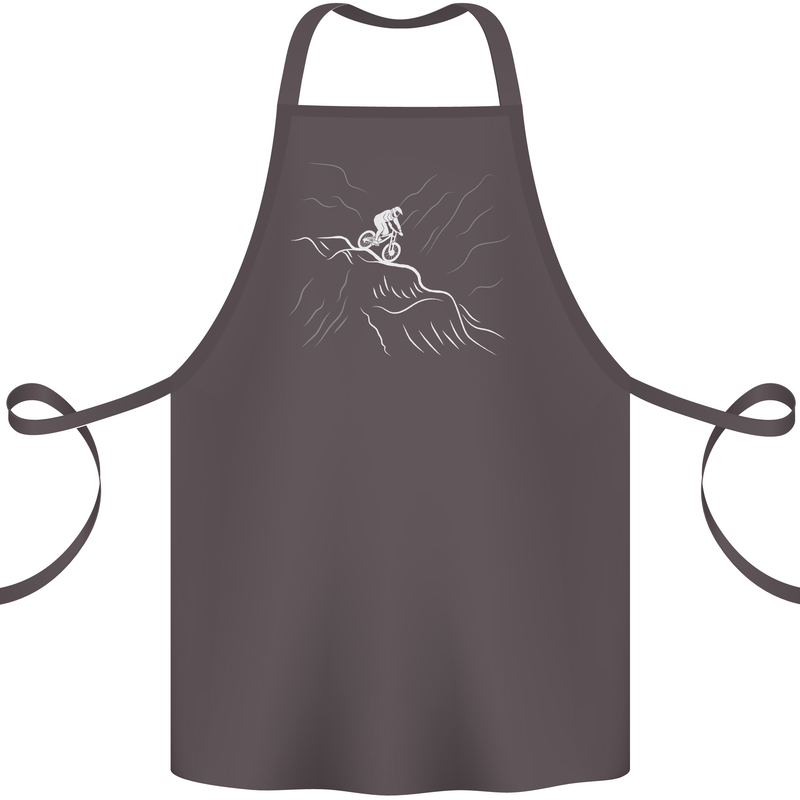 Downhill Mountain Biking Cycling Bike MTB Cotton Apron 100% Organic Dark Grey