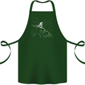 Downhill Mountain Biking Cycling Bike MTB Cotton Apron 100% Organic Forest Green