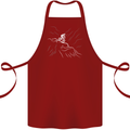 Downhill Mountain Biking Cycling Bike MTB Cotton Apron 100% Organic Maroon