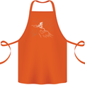 Downhill Mountain Biking Cycling Bike MTB Cotton Apron 100% Organic Orange