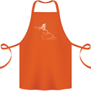 Downhill Mountain Biking Cycling Bike MTB Cotton Apron 100% Organic Orange