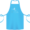 Downhill Mountain Biking Cycling Bike MTB Cotton Apron 100% Organic Turquoise
