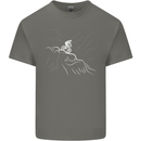 Downhill Mountain Biking Cycling Bike MTB Kids T-Shirt Childrens Charcoal