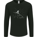 Downhill Mountain Biking Cycling Bike MTB Mens Long Sleeve T-Shirt Black