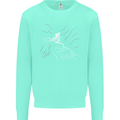 Downhill Mountain Biking Cycling Bike MTB Mens Sweatshirt Jumper Peppermint
