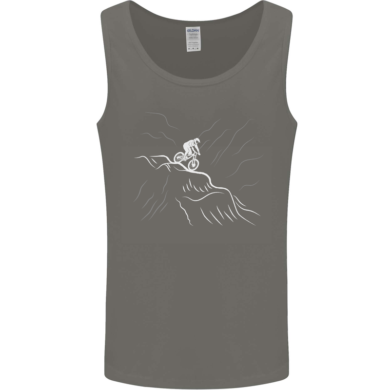 Downhill Mountain Biking Cycling Bike MTB Mens Vest Tank Top Charcoal