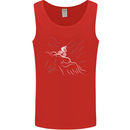 Downhill Mountain Biking Cycling Bike MTB Mens Vest Tank Top Red