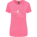 Downhill Mountain Biking Cycling Bike MTB Womens Wider Cut T-Shirt Azalea