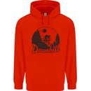 Downhill Mountain Biking Cycling MTB Bike Childrens Kids Hoodie Bright Red