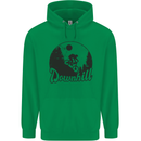 Downhill Mountain Biking Cycling MTB Bike Childrens Kids Hoodie Irish Green