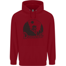 Downhill Mountain Biking Cycling MTB Bike Childrens Kids Hoodie Red