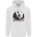 Downhill Mountain Biking Cycling MTB Bike Childrens Kids Hoodie White