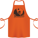 Downhill Mountain Biking Cycling MTB Bike Cotton Apron 100% Organic Orange