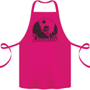 Downhill Mountain Biking Cycling MTB Bike Cotton Apron 100% Organic Pink