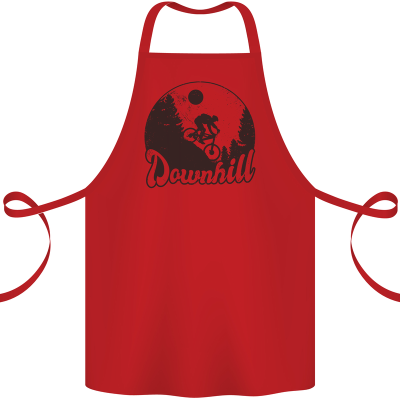 Downhill Mountain Biking Cycling MTB Bike Cotton Apron 100% Organic Red