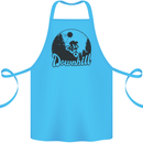 Downhill Mountain Biking Cycling MTB Bike Cotton Apron 100% Organic Turquoise