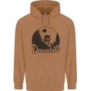 Downhill Mountain Biking Cycling MTB Bike Mens 80% Cotton Hoodie Caramel Latte
