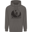 Downhill Mountain Biking Cycling MTB Bike Mens 80% Cotton Hoodie Charcoal