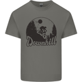 Downhill Mountain Biking Cycling MTB Bike Mens Cotton T-Shirt Tee Top Charcoal