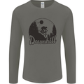 Downhill Mountain Biking Cycling MTB Bike Mens Long Sleeve T-Shirt Charcoal