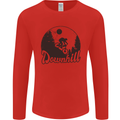 Downhill Mountain Biking Cycling MTB Bike Mens Long Sleeve T-Shirt Red