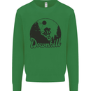 Downhill Mountain Biking Cycling MTB Bike Mens Sweatshirt Jumper Irish Green