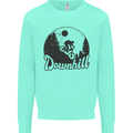 Downhill Mountain Biking Cycling MTB Bike Mens Sweatshirt Jumper Peppermint
