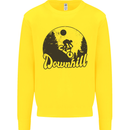 Downhill Mountain Biking Cycling MTB Bike Mens Sweatshirt Jumper Yellow