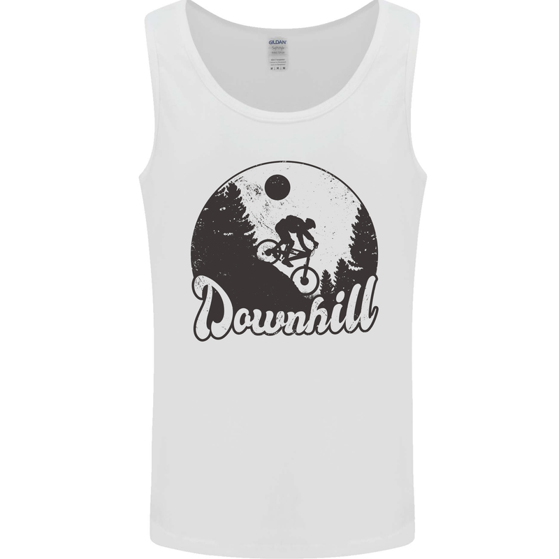 Downhill Mountain Biking Cycling MTB Bike Mens Vest Tank Top White