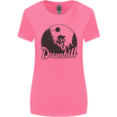 Downhill Mountain Biking Cycling MTB Bike Womens Wider Cut T-Shirt Azalea