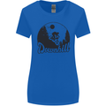 Downhill Mountain Biking Cycling MTB Bike Womens Wider Cut T-Shirt Royal Blue