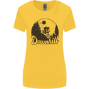 Downhill Mountain Biking Cycling MTB Bike Womens Wider Cut T-Shirt Yellow