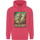 Downhill Mountain Biking DH Cycling Bicycle Childrens Kids Hoodie Heliconia