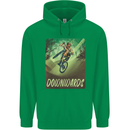 Downhill Mountain Biking DH Cycling Bicycle Childrens Kids Hoodie Irish Green