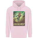 Downhill Mountain Biking DH Cycling Bicycle Childrens Kids Hoodie Light Pink