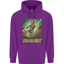 Downhill Mountain Biking DH Cycling Bicycle Childrens Kids Hoodie Purple