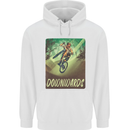 Downhill Mountain Biking DH Cycling Bicycle Childrens Kids Hoodie White