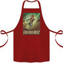 Downhill Mountain Biking DH Cycling Bicycle Cotton Apron 100% Organic Maroon