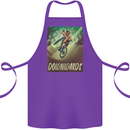 Downhill Mountain Biking DH Cycling Bicycle Cotton Apron 100% Organic Purple