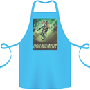 Downhill Mountain Biking DH Cycling Bicycle Cotton Apron 100% Organic Turquoise