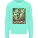 Downhill Mountain Biking DH Cycling Bicycle Kids Sweatshirt Jumper Peppermint