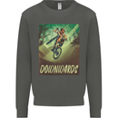 Downhill Mountain Biking DH Cycling Bicycle Kids Sweatshirt Jumper Storm Grey