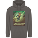 Downhill Mountain Biking DH Cycling Bicycle Mens 80% Cotton Hoodie Charcoal