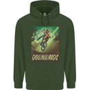 Downhill Mountain Biking DH Cycling Bicycle Mens 80% Cotton Hoodie Forest Green