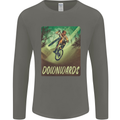 Downhill Mountain Biking DH Cycling Bicycle Mens Long Sleeve T-Shirt Charcoal