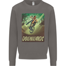 Downhill Mountain Biking DH Cycling Bicycle Mens Sweatshirt Jumper Charcoal