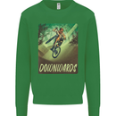 Downhill Mountain Biking DH Cycling Bicycle Mens Sweatshirt Jumper Irish Green