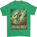 Downhill Mountain Biking DH Cycling Bicycle Mens T-Shirt 100% Cotton Irish Green